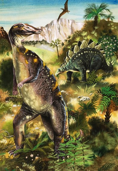 Dinosaurukset, kuvitus kirjasta 