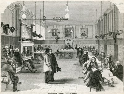 Keskustelufoorumi, Fleet Street, Lontoo tekijältä English School