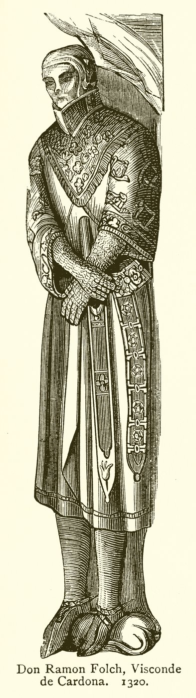 Don Ramon Folch, Cardonan varakreivi. 1320 tekijältä English School