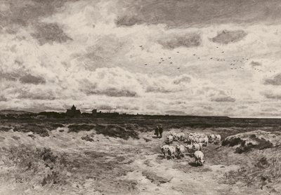 Dornoch, G Reidin, RSA:n mukaan (litografia). tekijältä English School