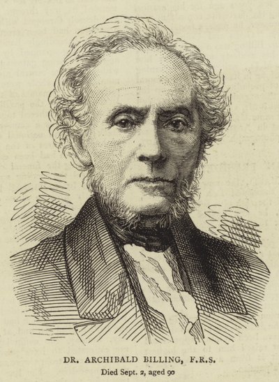 Tohtori Archibald Billing, FRS (kaiverrus) tekijältä English School