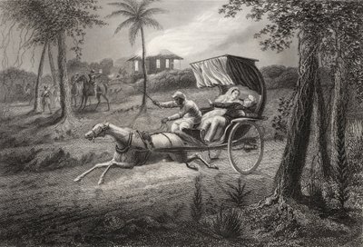 Sealkote Mutineers ampui tohtori Grahamin vaunuihinsa vuonna 1857, vuonna 1858 julkaistusta "Intian kapinan historiasta" tekijältä English School