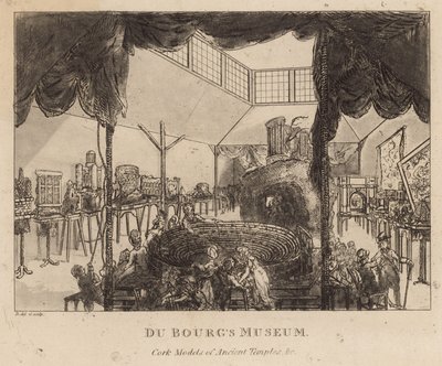 Du Bougs -museo, muinaisten temppeleiden korkkimalleja tekijältä English School