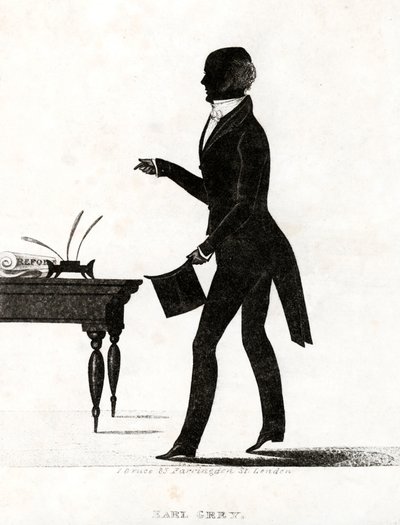 Earl Grey, brittiläinen Whig-poliitikko ja pääministeri, joka esitteli vuoden 1832 suuren uudistuslain tekijältä English School
