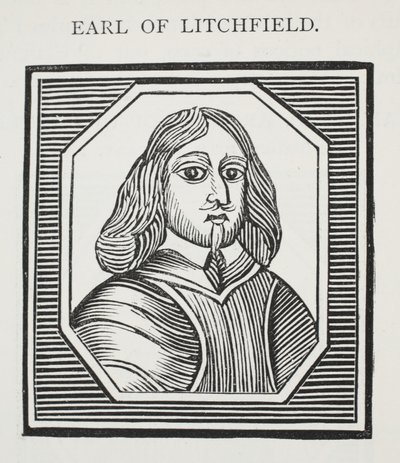 Earl of Litchfield, kuvitus John Ashtonin kirjasta Chap-books of the Eighteenth Century, pubi. 1882 tekijältä English School