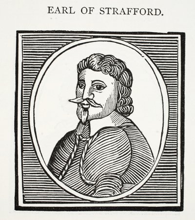 Earl of Strafford, kuvitus John Ashtonin kirjasta Chap-books of the Eighteenth Century, pubi. 1882 tekijältä English School