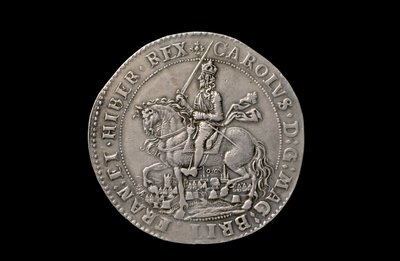 Varhaismoderni englantilainen kolikko, 1644 tekijältä English School