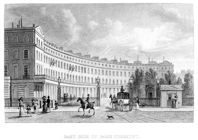 East Side of Park Crescent, 1830 tekijältä English School