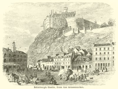 Edinburghin linna Grassmarketista tekijältä English School