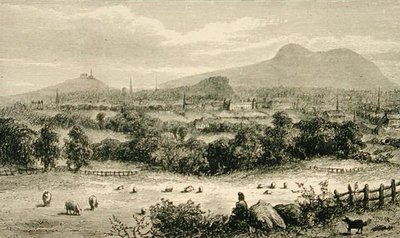 Edinburgh noin vuonna 1880, Religious Tract Societyn julkaisemasta "Scottish Pictures" -teoksesta. tekijältä English School