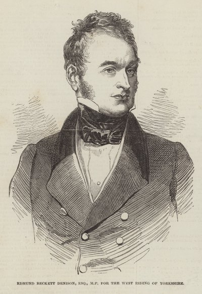 Edmund Beckett Denison, Esquire, kansanedustaja, Yorkshiren West Ridingistä tekijältä English School