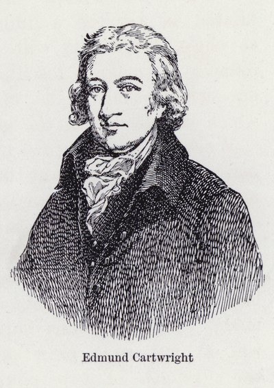 Edmund Cartwright, Englantilainen sähkökutomakoneen (litho) keksijä tekijältä English School