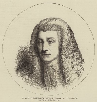 Edward Burtenshaw Sugden, paroni St Leonard