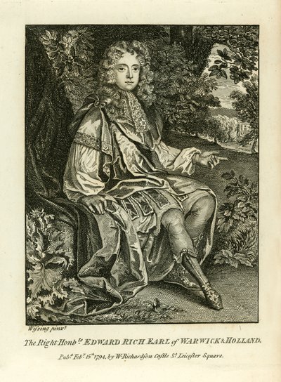Edward Rich, Warwickin ja Hollannin jaarli tekijältä English School
