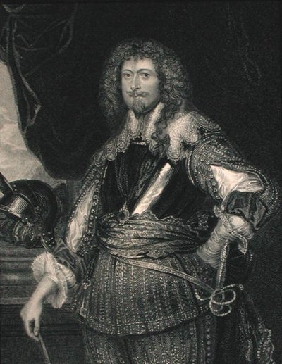 Edward Sackville (1590-1652) Dorsetin 4. Earl, "The Gallery of Portraits", julkaistu 1833 (kaiverrus) tekijältä English School