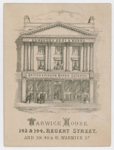 Edwardes Brothers & Burke, kauppakortti tekijältä English School