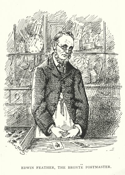 Edwin Feather, Bronten postimestari (kaiverrus) tekijältä English School