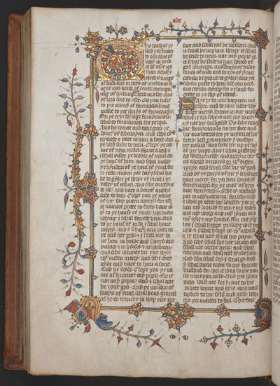 Egerton 617, Wycliffiläinen Raamattu, ennen vuotta 1397 (pergamentti). tekijältä English School
