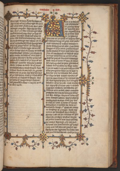 Egerton 617, Wycliffiläinen Raamattu, ennen vuotta 1397 (pergamentti). tekijältä English School