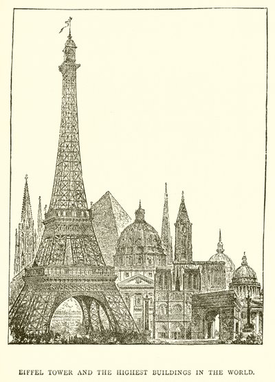 Eiffel-torni ja maailman korkeimmat rakennukset tekijältä English School