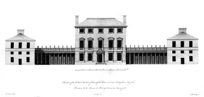 Rt:n korkeus Kunnioitettava Earl of Chesterfields House, 1767 tekijältä English School