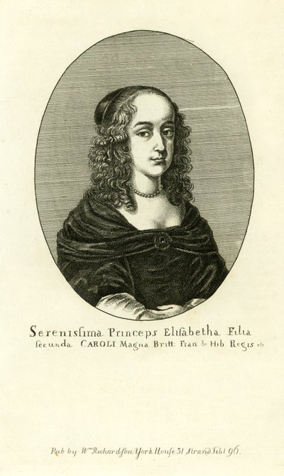 Elizabeth Stuart, kuningas Kaarle I:n toinen tytär tekijältä English School