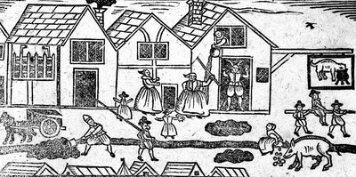 Elizabethan Street Scene, kirjasta A Book of Roxburghe Ballads tekijältä English School