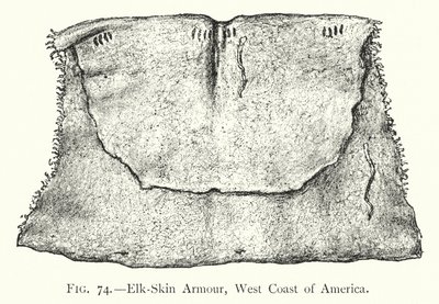 Elk-Skin Armour, Amerikan länsirannikko (litho) tekijältä English School