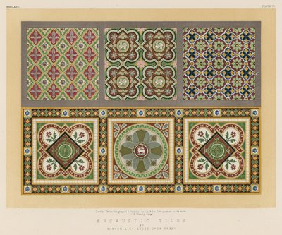 Enkaustiset laatat, Minton ja Co Stoke Upon Trent tekijältä English School