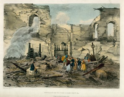 Sisäänkäynti asevarastoon, Tower of London Fire, 1841 tekijältä English School
