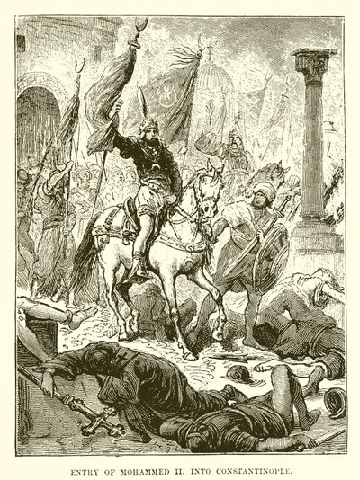 Muhammed II:n saapuminen Konstantinopoliin tekijältä English School