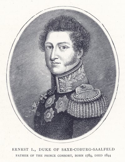 Ernest I, Saxe-Coburg-Saalfeldin herttua tekijältä English School