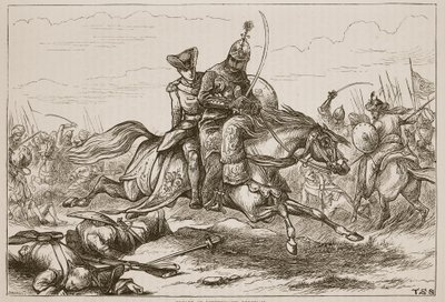 Escape of Luutnant Goreham, kuvitus James Grantin Cassells Illustrated History of Indiasta, pubi. 1879 tekijältä English School