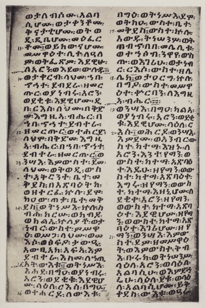 Etiopialainen (litografia) tekijältä English School