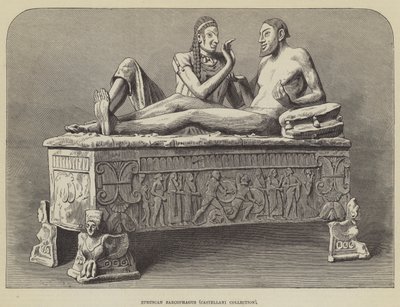 Etruskien sarkofagi, Castellani Collection (kaiverrus) tekijältä English School
