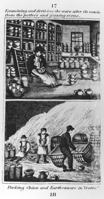 Astioiden tutkiminen ja pukeminen, 1827 tekijältä English School