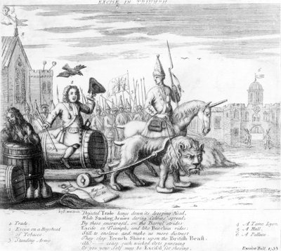 Valmistevero Triumphissa, 1733 tekijältä English School