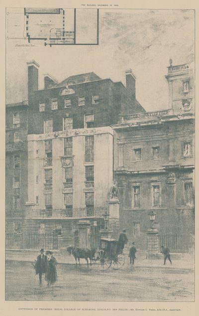 Laajennus Royal College of Surgeonsin tiloihin, Lincolns Inn Fields tekijältä English School
