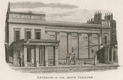 Regency Theatren ulkopuoli, Tottenham Street, Tottenham Court Road, Lontoo tekijältä English School