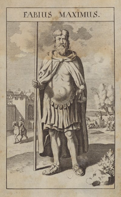 Fabius Maximus, roomalainen poliitikko ja kenraali (kaiverrus) tekijältä English School