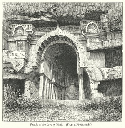 Bhajan luolan julkisivu (kaiverrus) (kaiverrus) tekijältä English School