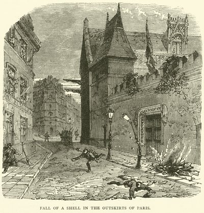 Kuoren putoaminen Pariisin laitamilla lokakuussa 1870 tekijältä English School