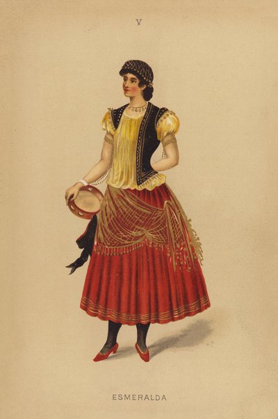 Naamiaisasut: Esmeralda (värilitro). tekijältä English School