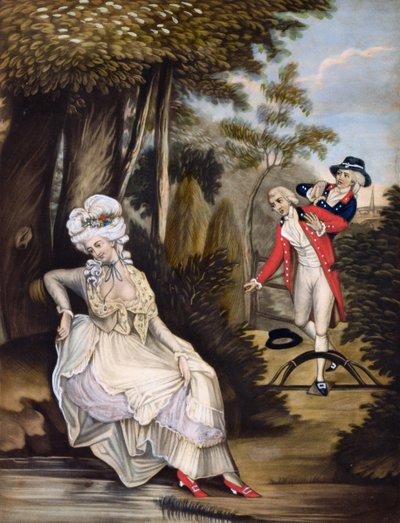 Fatal Curiosity, pub. Robert Sayer & J. Bennett, 1784 (mezzotint-kaiverrus) tekijältä English School