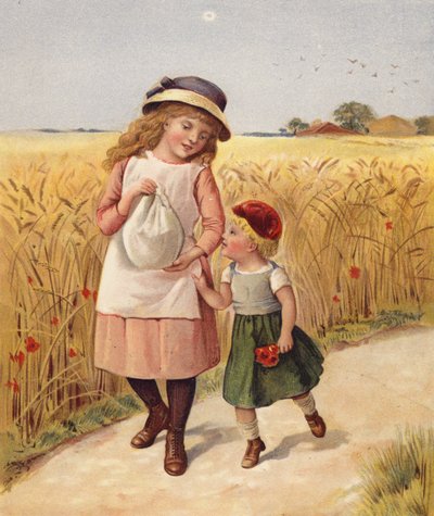 Isän illallinen (väri litho) tekijältä English School