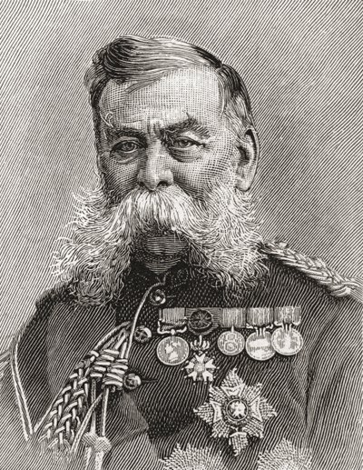 Kenttämarsalkka Sir John Linthorn Arabin Simmons tekijältä English School