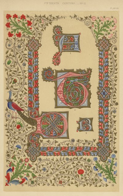 Viidestoista vuosisata (chromolitho) tekijältä English School