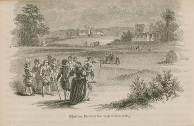 Finsbury Fields kuningatar Elizabeth I:n hallituskaudella tekijältä English School