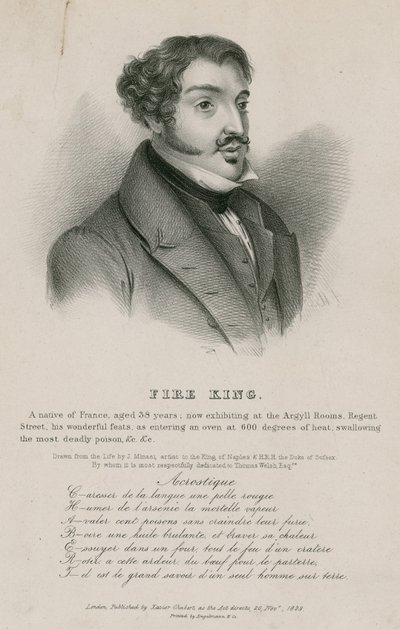 Fire King; Monsieur Chabert tekijältä English School