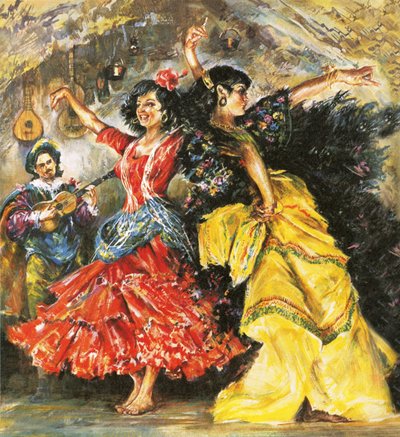 Flamenco tanssijat tekijältä English School